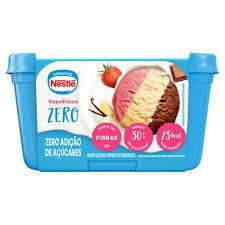 SORVETE NESTLE NAPOLITANO ZERO ACUCAR 450G