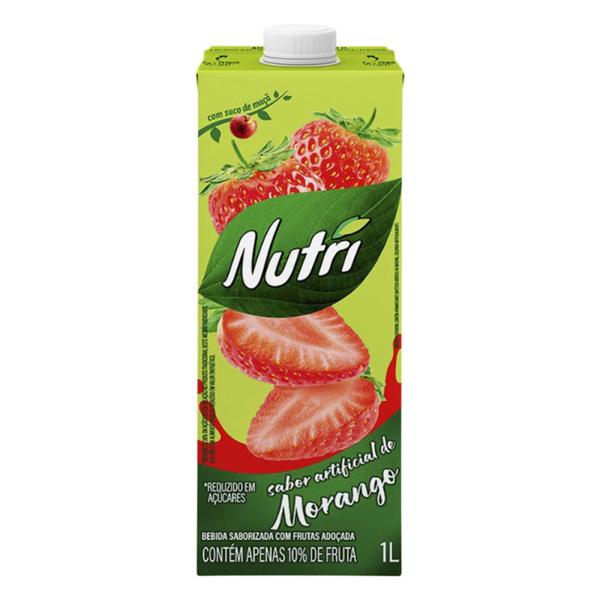 SUCO NUTIFRUTI NECTAR DE MORANGO 1LT