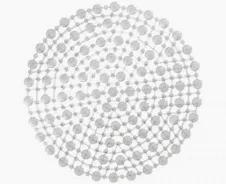 TAPETE P/BANHEIRO REDONDO ANTIDERRAPANTE CINZA 45C