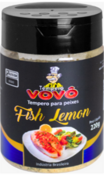 TEMPERO VOVO PEIXES FISH LEMON 180G