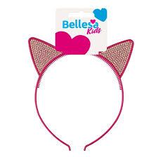 TIARA BELLESA P/CABELO KIDS GATINHA GLITTER