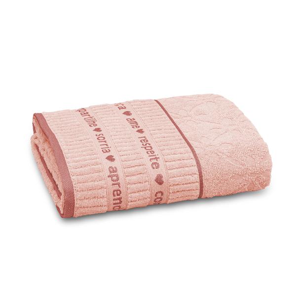 TOALHA BANHO ETERNITY ROSA PO REF.2394