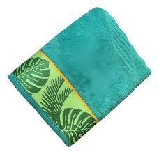 TOALHA BEACH APPEL FOLHAS VERDE 78 X 150CM