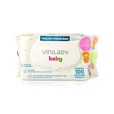 TOALHA UMEDECIDA VINILADY BABY C/100