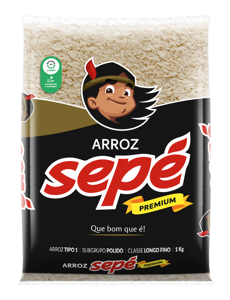 ARROZ AGULHINHA SEPÉ PREMIUM TP1 1KG