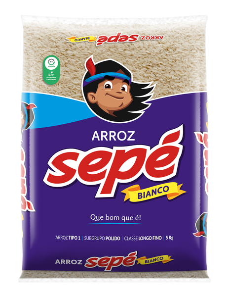 ARROZ AGULHINHA SEPÉ BIANCO TP-1 5KG