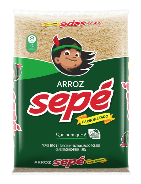 ARROZ AGULHINHA SEPÉ PARBOIL. TP-1 5KG