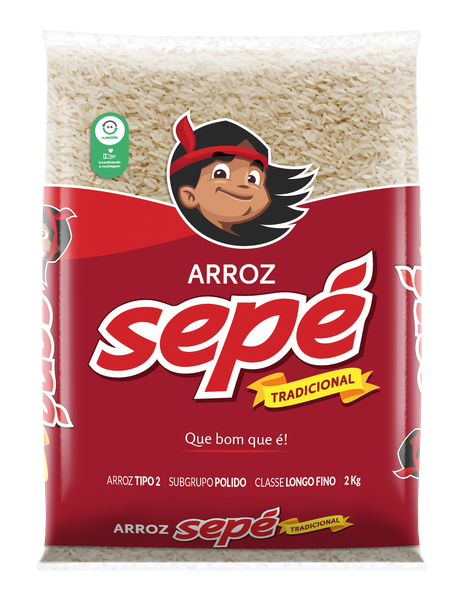 ARROZ AGULHINHA SEPÉ TRADICIONAL TP-2 2KG
