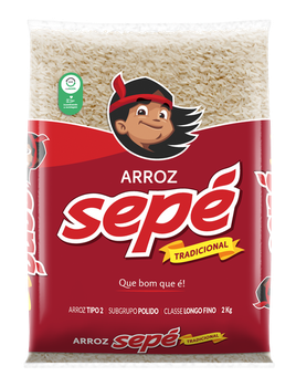 ARROZ AGULHINHA SEPÉ TRADICIONAL TP-2 2KG