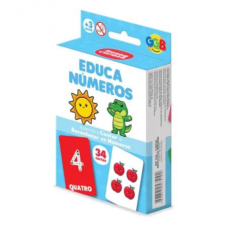 BRINQUEDO GGB CARTAS EDUCA NUMEROS