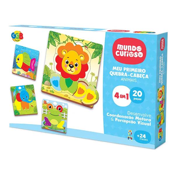 BRINQUEDO GGB MEU PRIMEIRO QUEBRA-CABECA - ANIMAIS