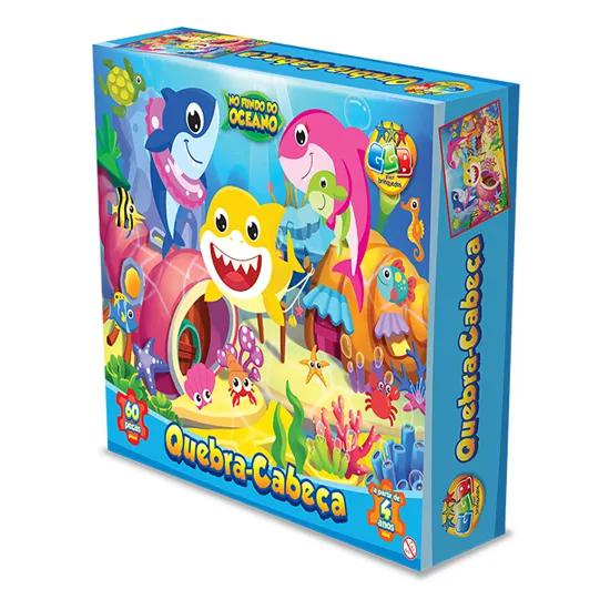 BRINQUEDO GGB QUEBRA-CABECA 60 PCS - NO FUNDO DO O
