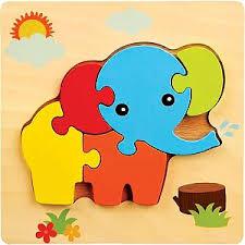 BRINQUEDO QUEBRA CABECA MADEIRA ELEFANTE RF8 UNIDA