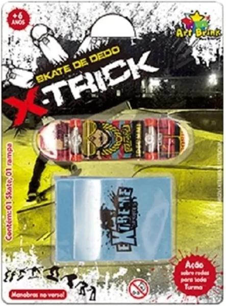 BRINQUEDO SKATE DE DEDO X-TRICK C/RAMPA UNIDADE 84