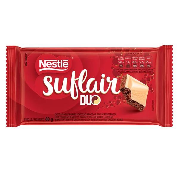 CHOC.NESTLE SUFLAIR DUO 80G   C016