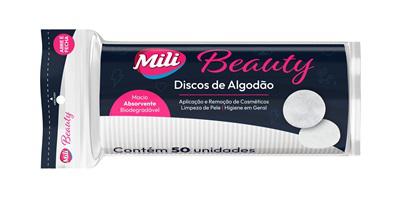 DISCO ALGODAO MILI BEAUTY C/50