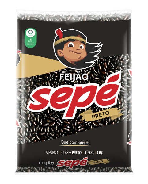 FEIJAO PRETO SEPE PREM. TP-1 1KG