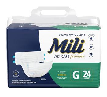 FRALDA MILI MEGA VITA ADULTO G C/24