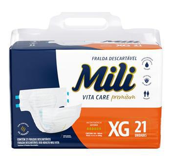 FRALDA MILI MEGA VITA ADULTO XG C/21