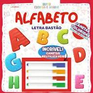 LIVRO SUPER ESCREVA E APAGUE - ALFABETO