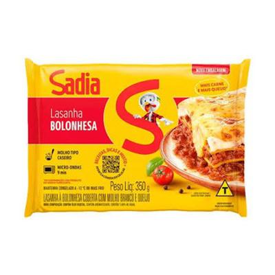 MINI LASANHA BOLONHESA 350G SADIA