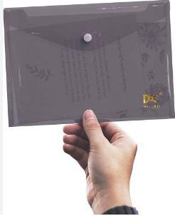 PASTA DAC A4 MALOTE FUME C/BOTÃO