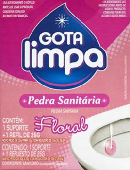 PEDRA SANIT.GOTA LIMPA FLOR.25GC048