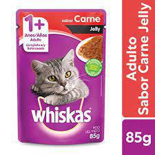 RACAO WHISKAS CARNE JELLY 85G  C040