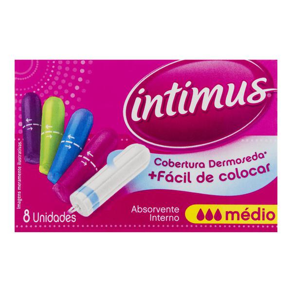 ABSORVENTE INTIMUS INTERNO MEDIO 8UN