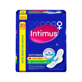 ABSORVENTE INTIMUS NOT C/A SUAVE 30UN