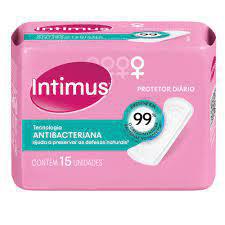 ABSORVENTE INTIMUS PROTECAO DIARIA 15UN