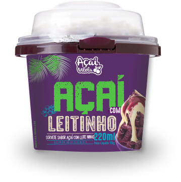 ACAI VILELA C/LEITINHO 220ML