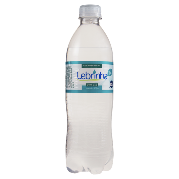 AGUA MINERAL LEBRINHA C/GAS 500ML