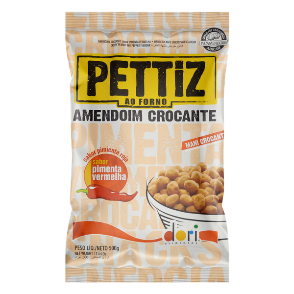AMENDOIM DORI PIMENTA PETTIZ 500G