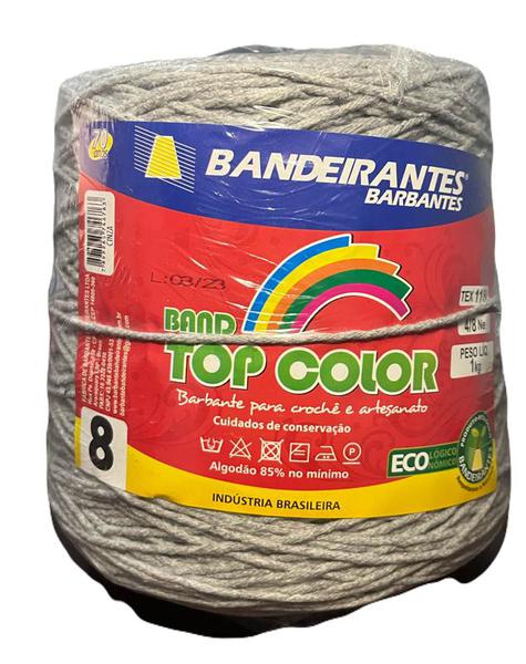 BARBANTE BANDEIRANTE 4/8 CINZA