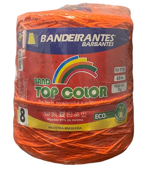 BARBANTE BANDEIRANTE 4/8 LARANJA