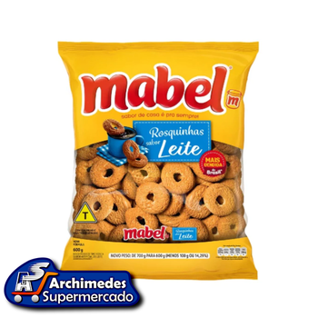 BISC MABEL ROSQ 600G LEITE