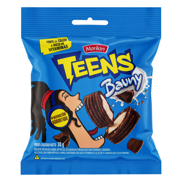 BISCOITO MARILAN TEENS 30GR BAUNILHA