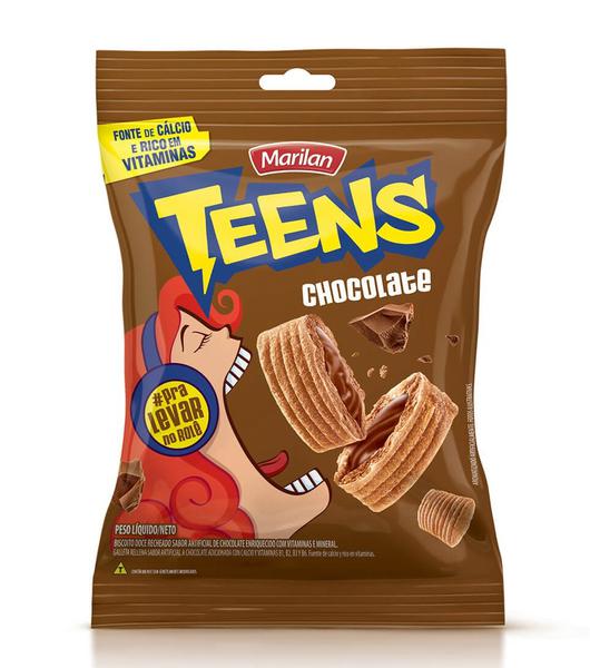 BISCOITO MARILAN TEENS 30GR CHOCOLATE