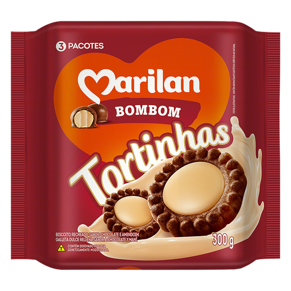 BISC MARILAN TORTINHA BOMBOM 300G