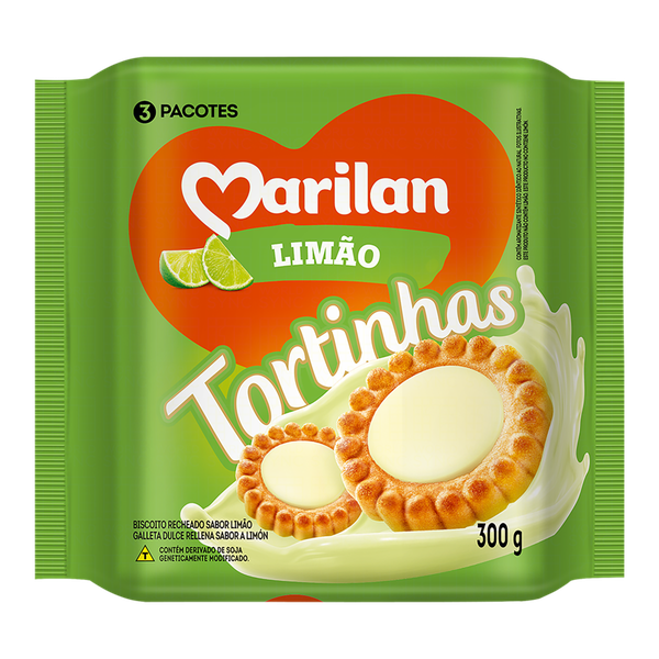 BISC MARILAN TORTINHA LIMAO 300G