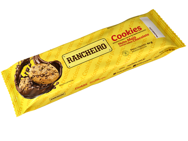 BISCOITO RANCHEIRO COOKIE CHOCOLATE 60G