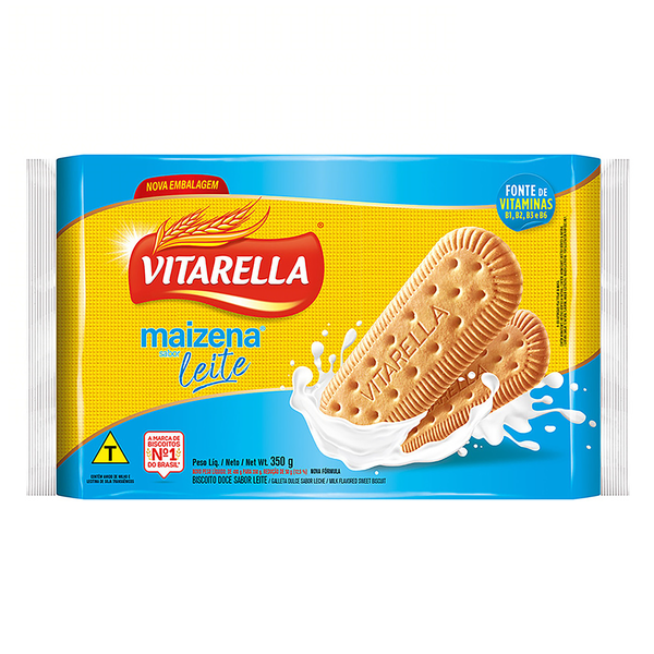 BISCOITO VITARELLA MAIZ LEITE 350G