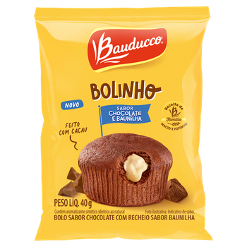 BOLINHO BAUDUCCO CHOC/BAUN 40G
