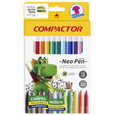 CANETINHA COMPACTOR PQ NEOPEN 12COR