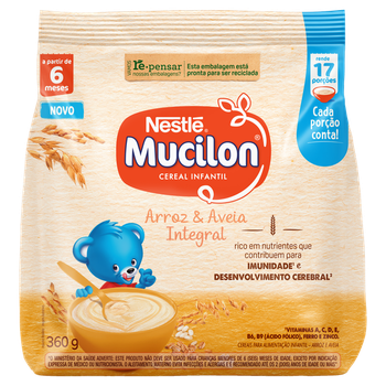 CEREAL MUCILON ARROZ AVEIA 360G