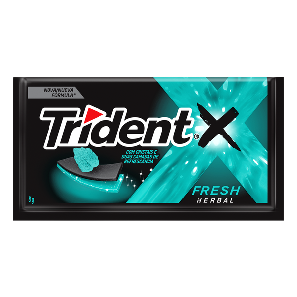 CHICLE TRIDENT 8G HERBAL FRESH