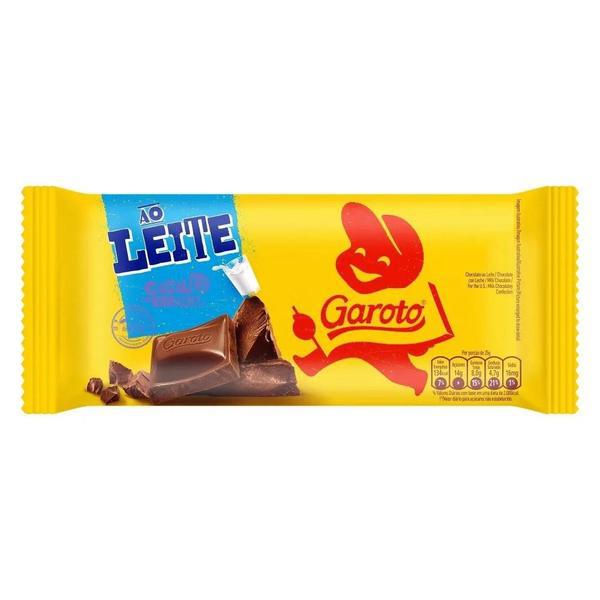 CHOCOLATE GAROTO AO LEITE 80G