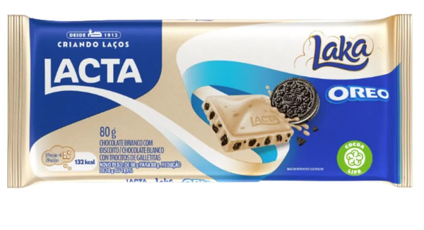 CHOCOLATE LACTA LAKA OREO 80G