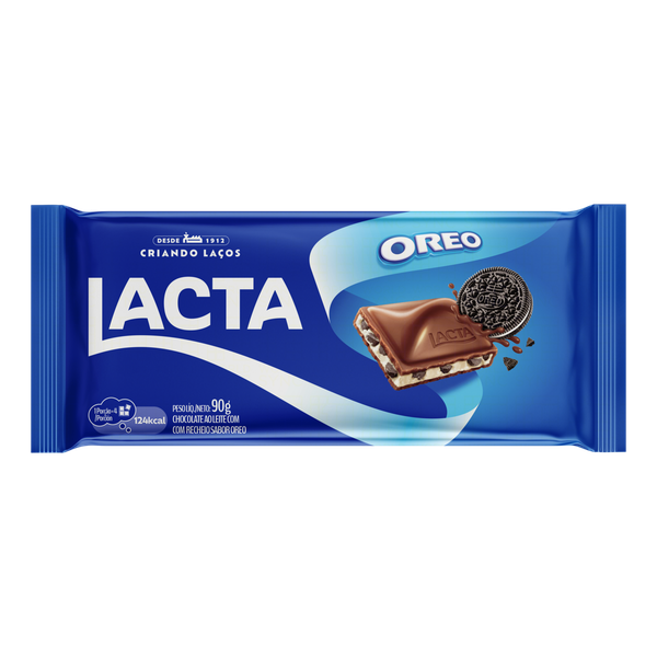 CHOCOLATE LACTA OREO 90G